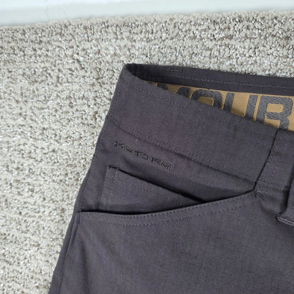 Under Armour UA Storm Mens Loose Fit Ripstop Pants Green 34x30 *READ